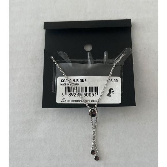 Coach Signature CG069 Tea Rose Slider Bracelet Pink Silver - Picture 7 of 9